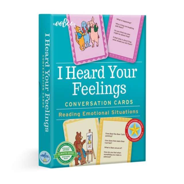 eeBoo I Heard Your Feelings Conversation Cards