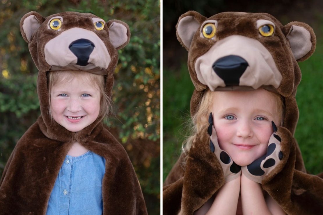 Woodland Storybook Bear Cape