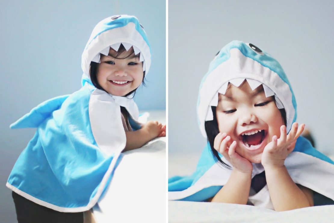 Shark Toddler Cape