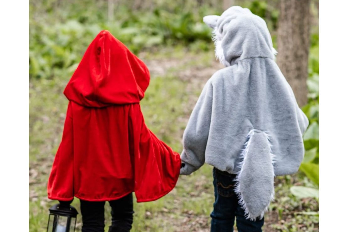 Woodland Storybook Wolf and Red Riding Hood Capes