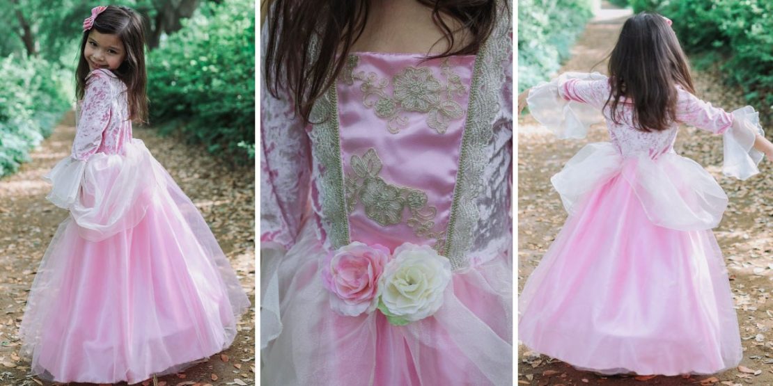 Pink Rose Princess Dress