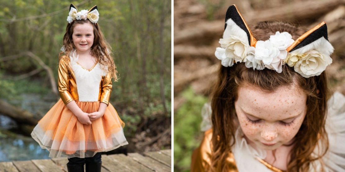 Woodland Deer Dress with Headpiece