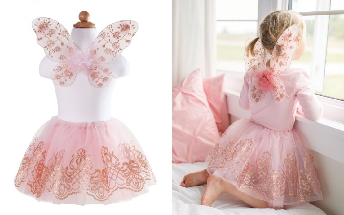 Great Pretenders Rose Gold Wings and Tutu Set