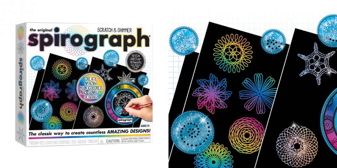 Spirograph Scratch & Shimmer Set from Playmonster