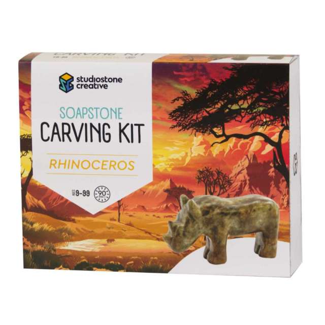Soapstone Carving - Rhino