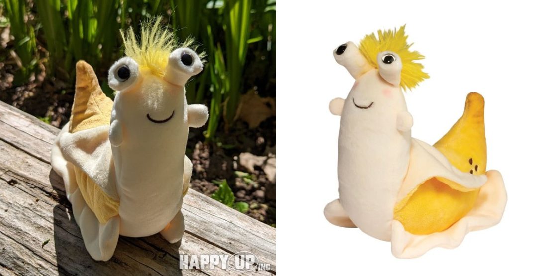 Vinnie Banana Slug Macaroon from Douglas Cuddle Toys