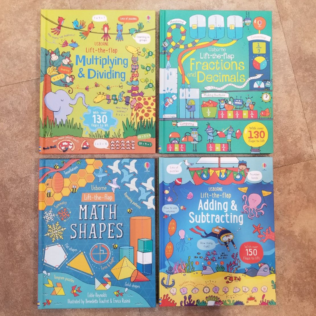 Usborne Lift the Flap Math Books