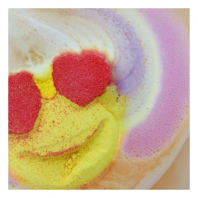 Rainbow Fun + Fruity Emoji Bath Bomb