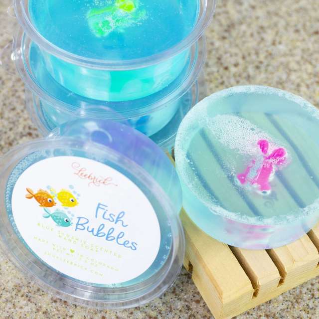 Fish Bubbles Kids Bar Soap