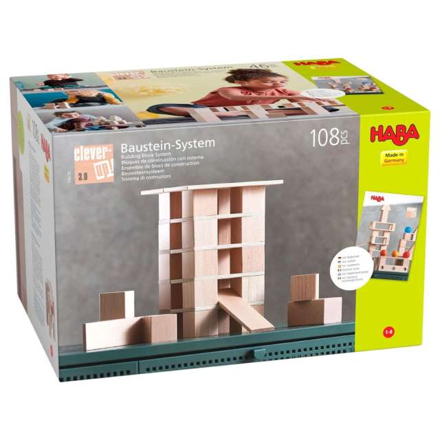 Haba Clever Up! 3.0 Wooden Block Set