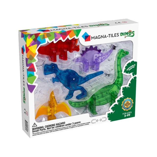 Magna-Tiles Dinos - 5 Pieces