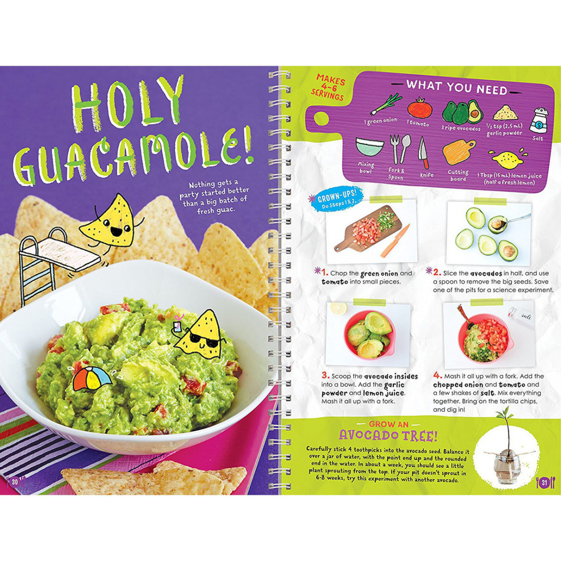 Klutz Kids Cooking Guacamole Recipe