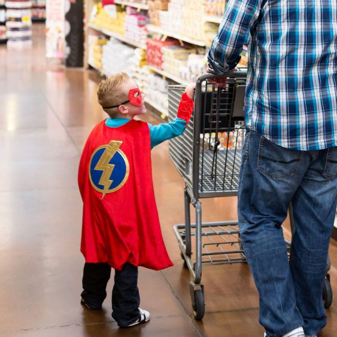 Little Adventures Hero Cape and Mask Set in Red