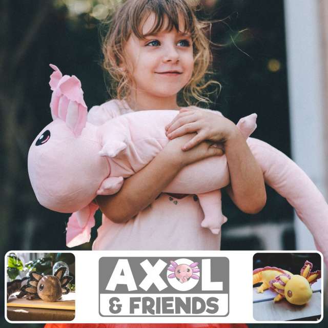Weighted Realistic Axolotl from Axol & Friends