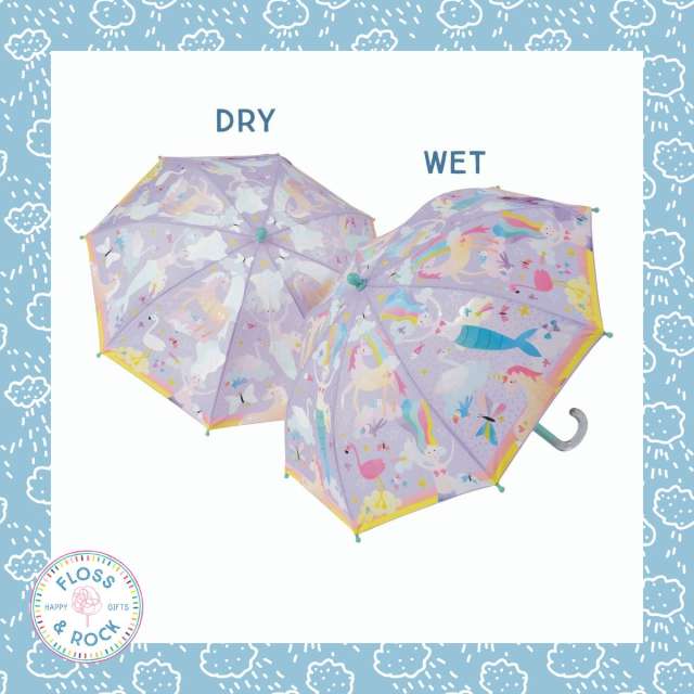 Floss & Rock Child Sized Color Changing Umbrella - Fantasy