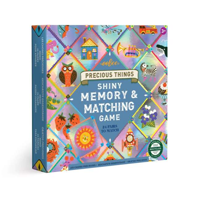 eeboo Precious Things Shiny Memory & Matching Game