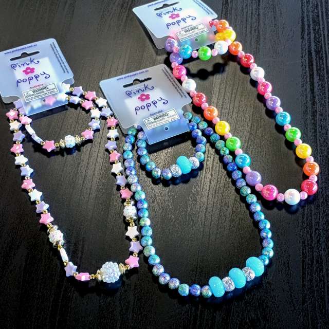 Pink Poppy Jewelry Sets