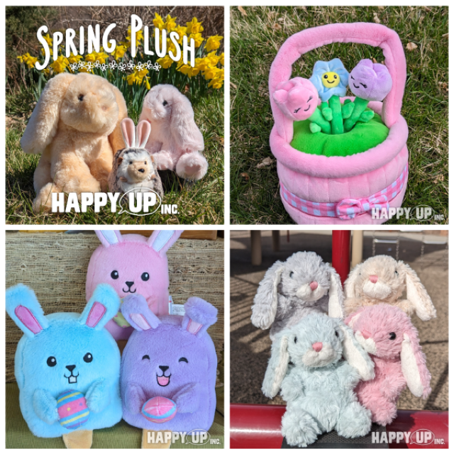 Furry and Fuzzy Springtime Stuffed Animals