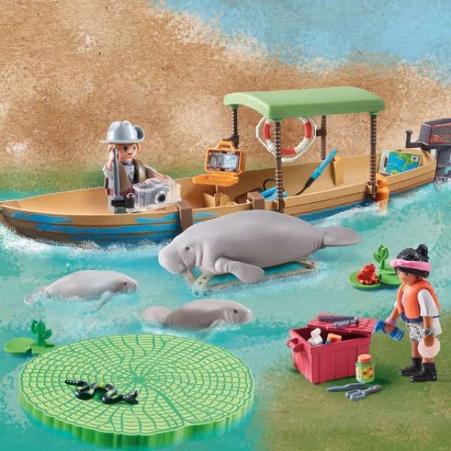 Playmobil Wiltopia Boat Trip to the Manatees