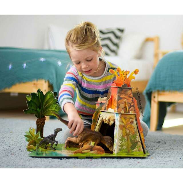 Papo Land of Dinosaurs Cardboard Landscape