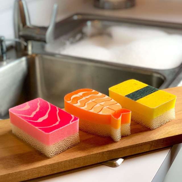 Fred Washabi Sushi Dish Sponge Set