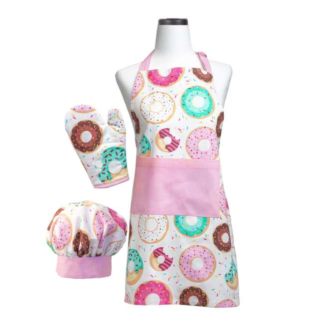 Handstand Kitchen Donut Shoppe Deluxe Apron Set