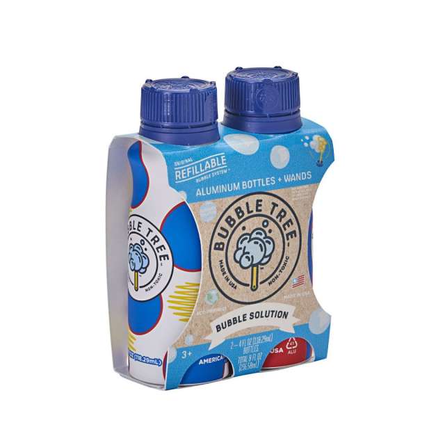 Aluminum Bubble Bottle 2-pack