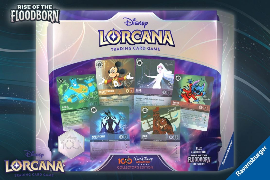 Lorcana The First Chapter Illumineer's Trove Collector Box (8 Booster  Packs, 2 Deck Boxes, Storage Box, 15 Game Tokens & More) 