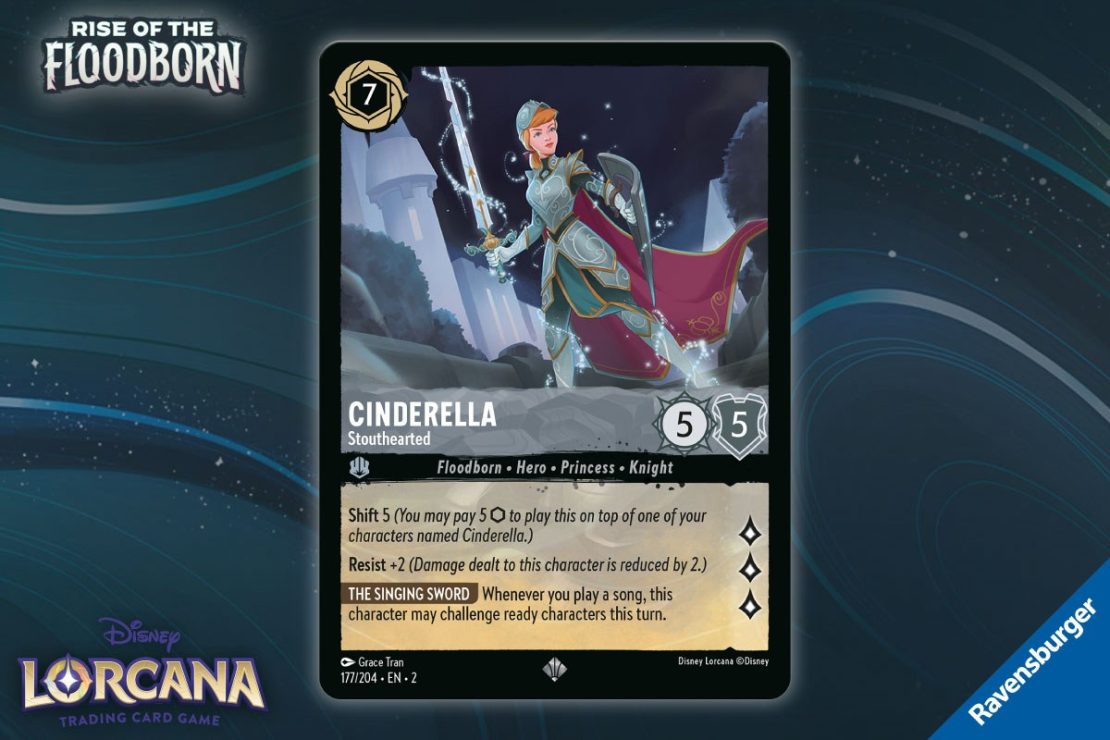 Disney Lorcana Rise of the Floodborn Cinderella Card