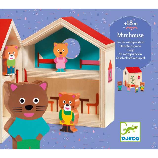 Djeco Minihouse Wooden Dollhouse