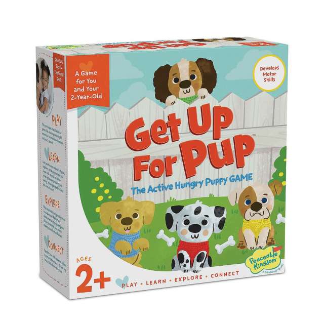 Get up for Pup from Peaceable Kingdom