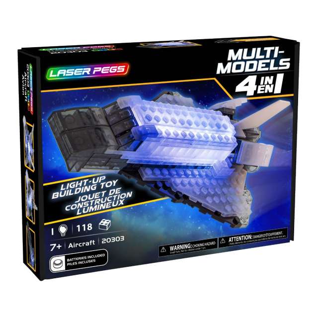Laser Pegs Multi-Models 4 in 1 - Aircraft