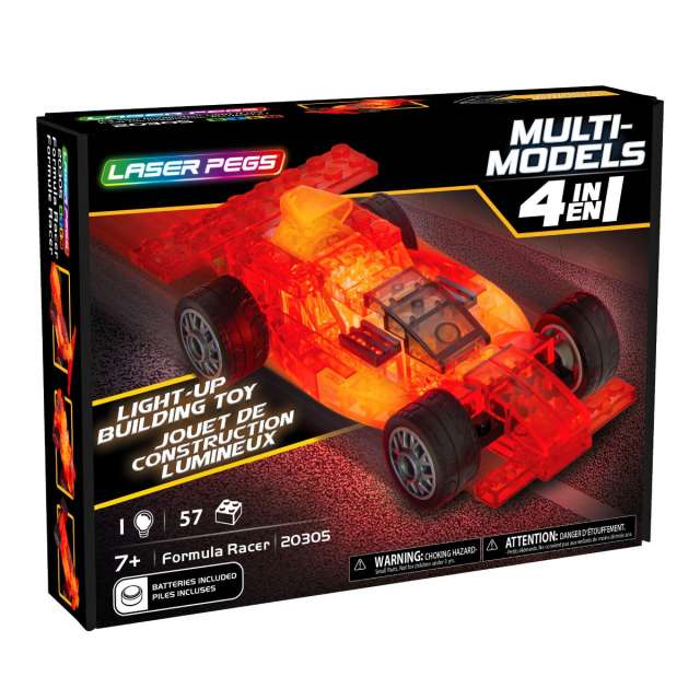 Laser Pegs Multi-Models 4 in 1 - Formula Racer