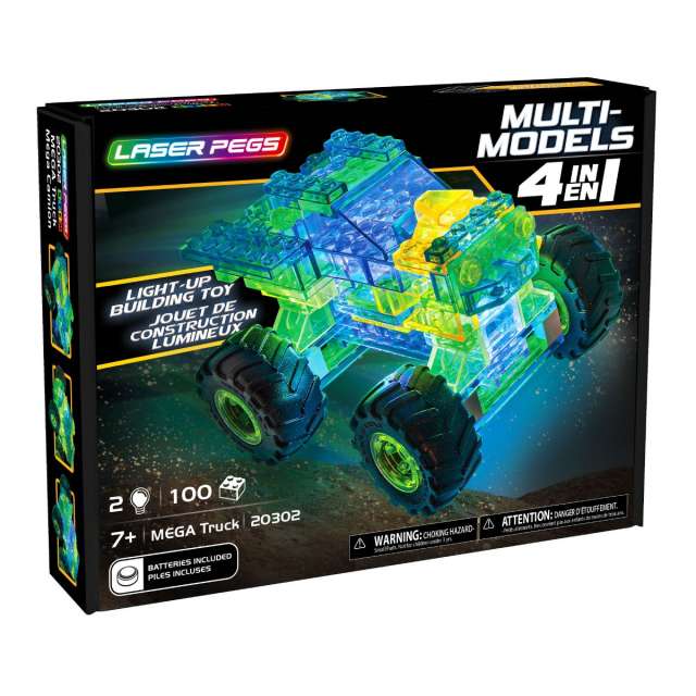 Laser Pegs Multi-Models 4 in 1 - MEGA Truck