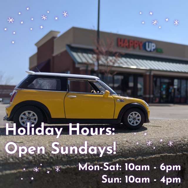 Happy Up Edwardsville is Open Sundays!