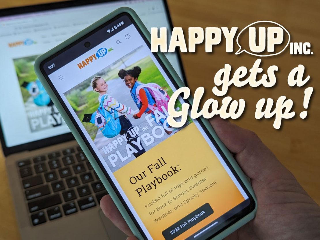 Happy Up's online store gets a glow up!
