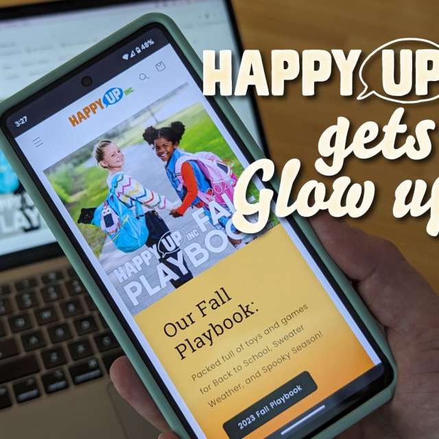 Happy Up's online store gets a glow up!