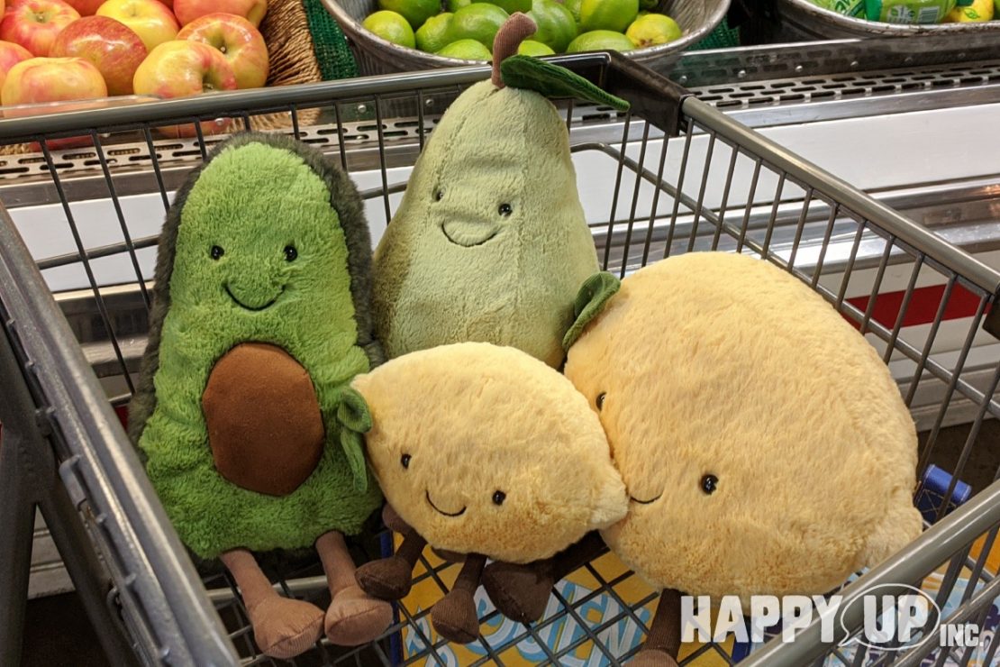 Jellycat Amuseables: Avocado, Lemon, and Pear