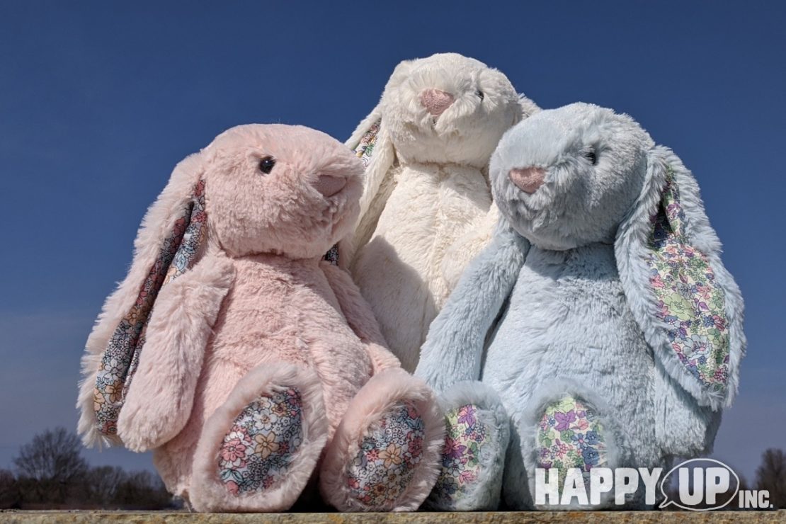 Jellycat Blossom Bunnies: Blush, Callie, and Beau