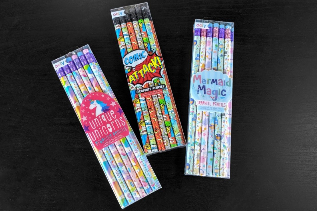 Ooly Decorated Pencils: Unique Unicorns, Comic Attack, and Mermaid Magic