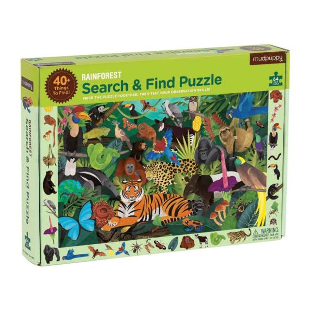 Search & Find Rainforest Puzzle