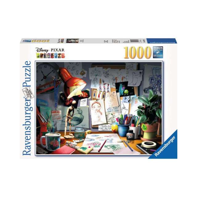 The Artist's Desk - Disney Pixar Jigsaw Puzzle