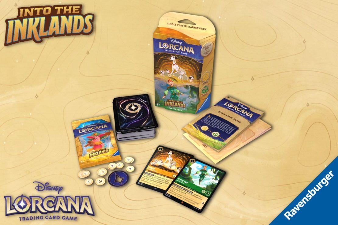 Disney Lorcana Into the Inklands Starter Deck: Amber and Emerald