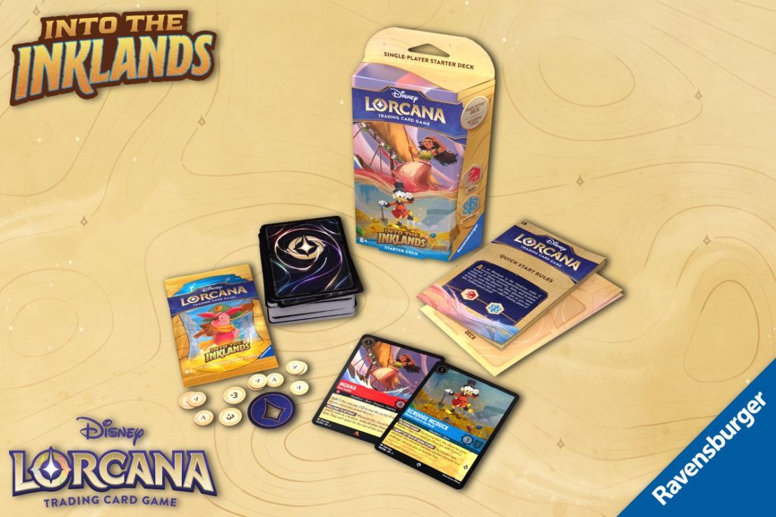 Disney Lorcana Into the Inklands Starter Deck: Ruby and Sapphire