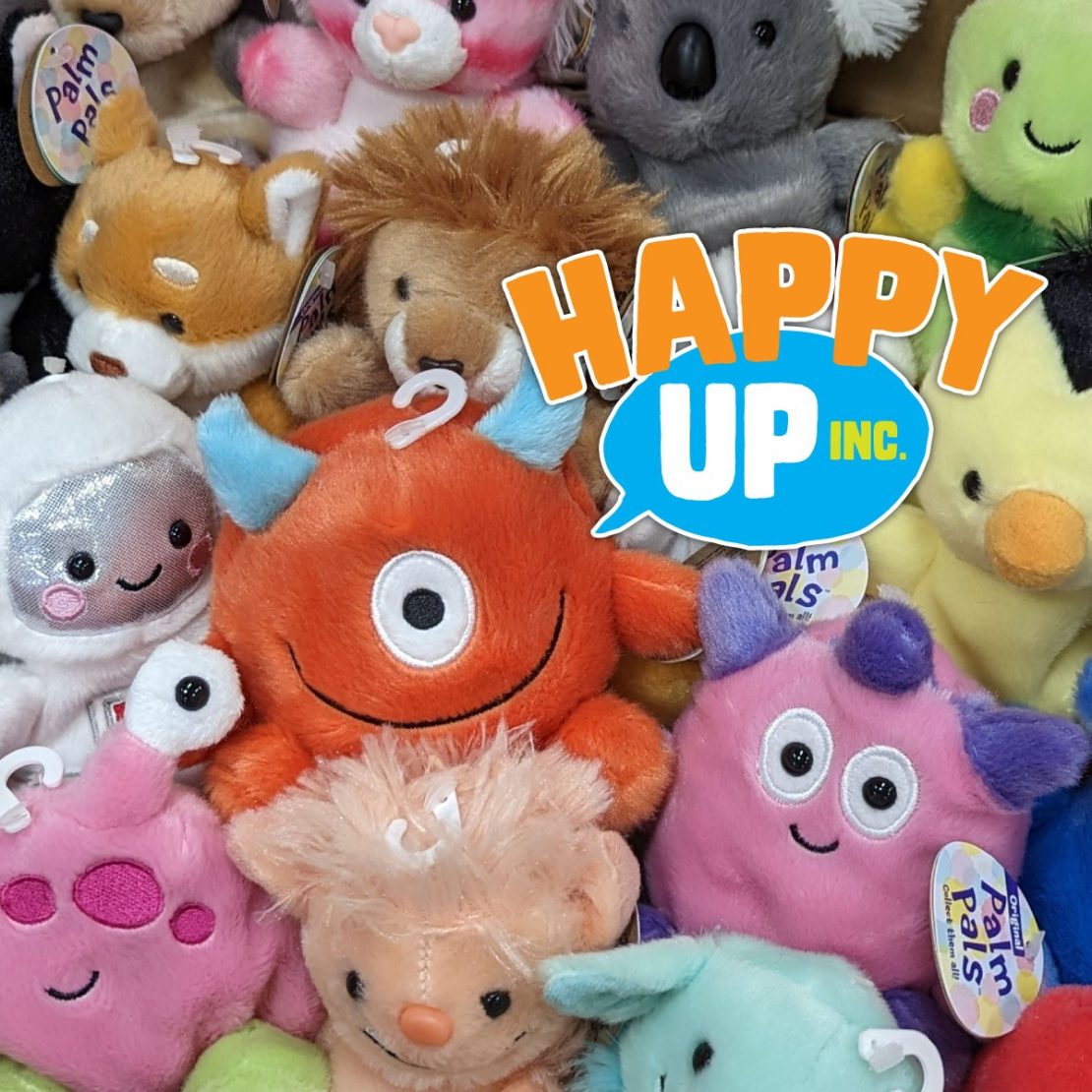 Happy Up is overflowing with Palm Pals stuffed friends!