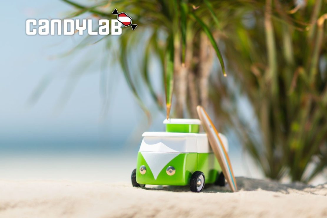 Candylab Americana Beach Bus in Jungle Green