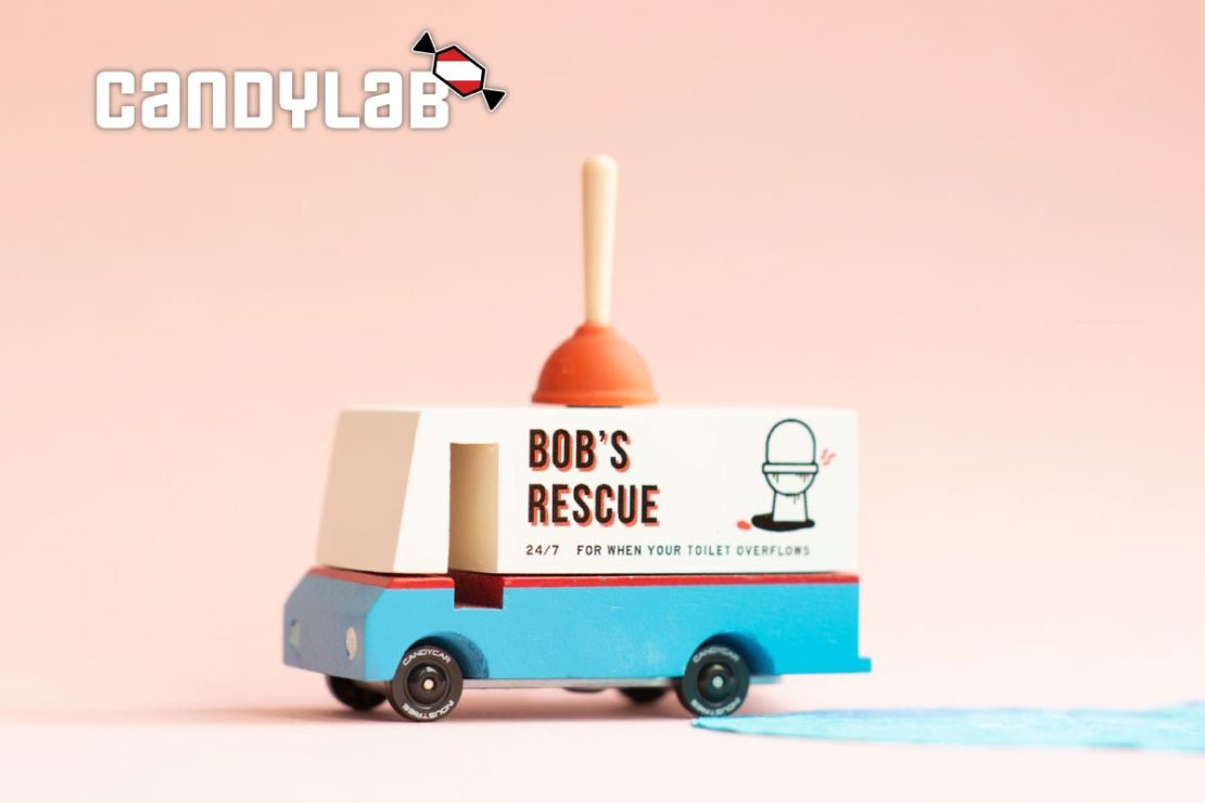 Candylab Bob's Plumbing Work Van