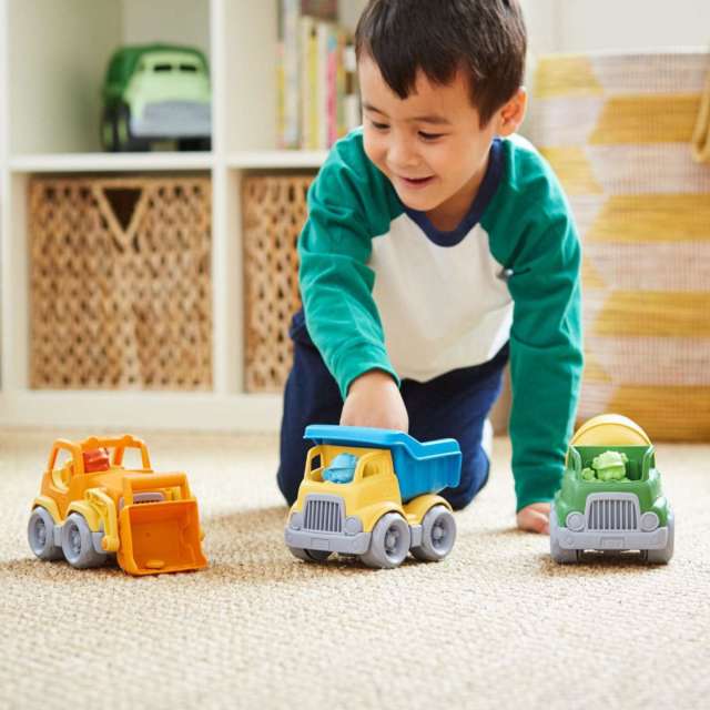 Green Toys Construction Trucks with Drivers