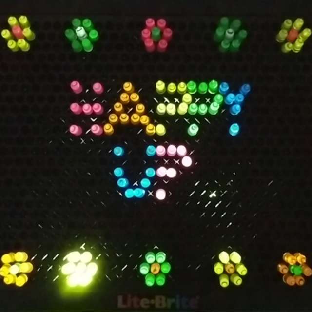 Happy Up a la Lite-Brite!