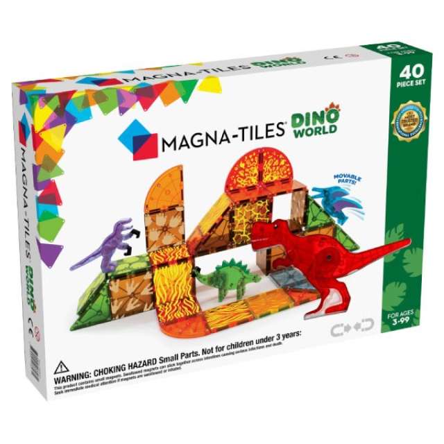 Magna-Tiles Dino World 40 Piece Set